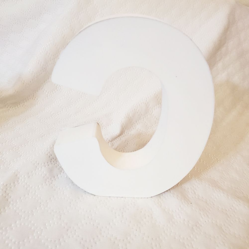 World Map Monogram Tabletop Accent - Picture 5 of 5